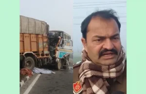 Bhogpur–Jalandhar Highway Accident: Tipper Rams Into Parked Truck, One Killed During Tyre Change Bhogpur Jalandhar highway accident