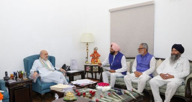 Rana Sodhi meets Amit Shah, seeks ownership rights for border farmers in Punjab - The Tribune