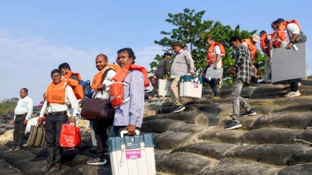 Assam 2026 Voting Today: What To Expect, What's At Stake, Gujarat Titans' players celebrate after they won the Indian Premier League cricket match against Delhi Capitals in New Delhi, India, Wednesday, April. 8, 2026. (AP Photo/ Manish Swarup)