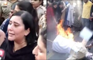 Bansuri Swaraj Among BJP MPs Detained During Protest March Towards Rahul Gandhi’s House Follow SRH vs CSK live from the Rajiv Gandhi International Stadium.(AP)