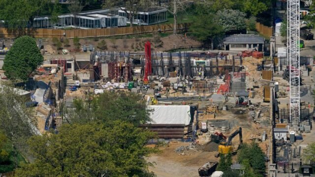 Construction on Trump’s White House ballroom can continue for now, U.S. Appeals Court says