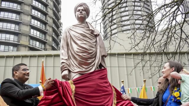First-ever life-size Swami Vivekananda statue in U.S. unveiled in Seattle
