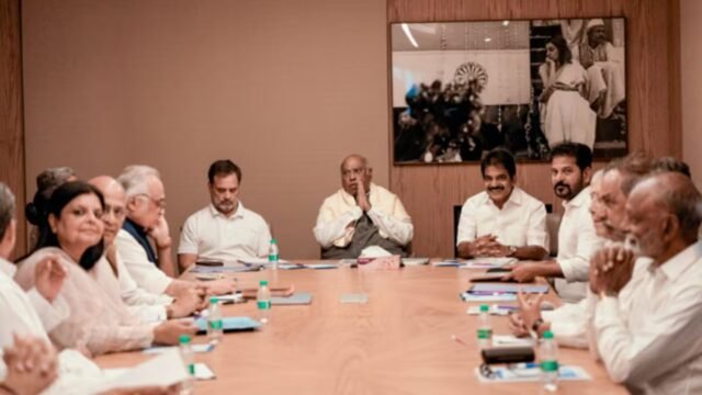 'Grave Consequences': Mallikarjun Kharge Warns Centre's Women Quota Move Violates IPL 2026, Rajasthan Royals vs Royal Challengers Bengaluru game at the Barsapara Cricket Stadium has been delayed due to rain. (AP)