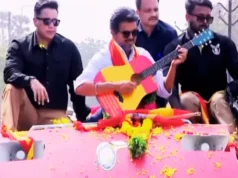 Guitar In Hand, Boy On Shoulders: Glimpses From Vijay’s Tirunelveli Roadshow | PHOTOS Guitar In Hand, Boy On Shoulders: Glimpses From Vijay's Tirunelveli Roadshow | PHOTOS