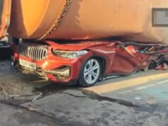 High Court Advocate Killed After Truck Flattens BMW In Andhra Pradesh | Video US Vice President JD Vance (C) walking with Army Chief and Field Marshal Syed Asim Munir (L) and Pakistan's Foreign Minister Ishaq Dar (R) after arriving for the US-Iran peace talks in Islamabad. (Image: AFP)
