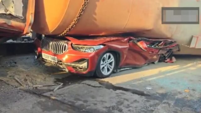 High Court Advocate Killed After Truck Flattens BMW In Andhra US Vice President JD Vance (C) walking with Army Chief and Field Marshal Syed Asim Munir (L) and Pakistan's Foreign Minister Ishaq Dar (R) after arriving for the US-Iran peace talks in Islamabad. (Image: AFP)