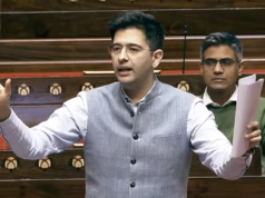 ‘His Silence Disappointing’: AAP Says Raghav Chadha ‘Failed’ To Raise Punjab Issues In Parliament Smoke and debris flies around at the site of an Israeli strike that targeted a building adjacent to the highway that leads to Beirut's international airport. (File photo)
