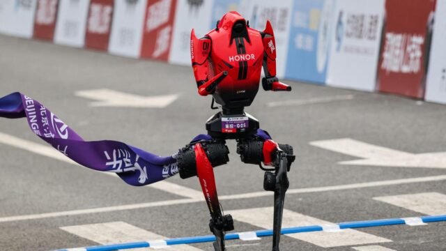 Humanoid robots race past humans in Beijing half-marathon, showing rapid advances