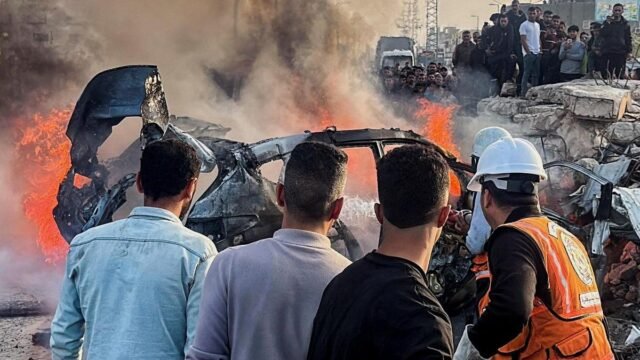 Israeli hit in Palestinian territory kills 4: Gaza civil defence Israeli hit in Palestinian territory kills 4: Gaza civil defence agency