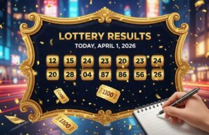 Lottery Results April 1, 2026: Nagaland, Punjab, Maharashtra, Manipur, Goa, Sikkim, Arunachal Pradesh Lucknow Super Giants Vs Delhi Capitals IPL 2026 Live