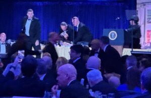 Loud bangs and a Trump evacuation: chaos at correspondents’ dinner Loud bangs and a Trump evacuation: chaos at correspondents' dinner
