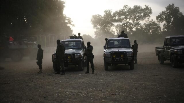 Loud blasts, gunfire heard near Mali's main military camp, witness says