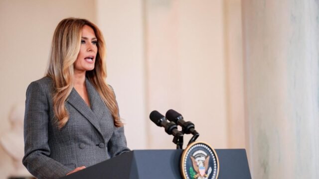 Melania Trump says she never had a relationship with Epstein