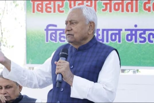 Nitish Kumar Likely To Meet NDA MLAs On April 13 Before Resigning, New CM’s Oath Taking Soon Groundsmen remove the covers after it stopped raining before the start of the Indian Premier League cricket match between Mumbai Indians and Rajasthan Royals in Guwahati, India, Tuesday, April 7, 2026. (AP Photo/Anupam Nath)