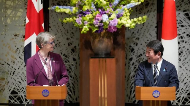 U.K. calls for a 'toll-free' Strait of Hormuz as the U.S.-Iran ceasefire remains uncertain