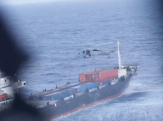 U.S. Marines board merchant ship in Arabian Sea suspected to be headed to Iran U.S. Marines board merchant ship in Arabian Sea suspected to be headed to Iran