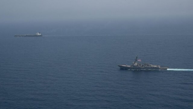 U.S. Navy intercepts Iran-linked vessel in Arabian Sea