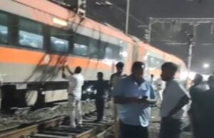 Vande Bharat Coach Partially Derailed Near Pune Station, Passengers Safe Follow DC Vs RCB live.(Creimas)