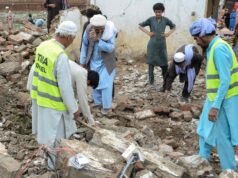 6 killed, 13 injured as mortar shell hits civilian area in northwest Pakistan 6 killed, 13 injured as mortar shell hits civilian area in northwest Pakistan