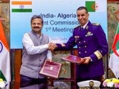 India, Algeria hold first joint defence commission meet India, Algeria hold first joint defence commission meet