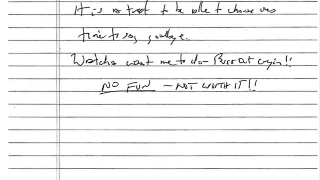 Judge releases note that cellmate says he found after Epstein's suspected suicide attempt