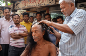 Man Ends His ‘No Haircut’ Vow, Gets Head Shaved After TMC’s Defeat In West Bengal Lucknow Super Giants' Prince Yadav, center without cap, celebrates with teammates the wicket of Royal Challengers Bengaluru's Virat Kohli during the Indian Premier League cricket match between Royal Challengers Bengaluru and Lucknow Super Giants in Lucknow, India, Thursday, May 7, 2026. (AP Photo)