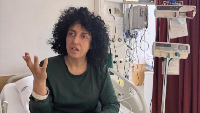 Nobel laureate Narges Mohammadi transferred to a Tehran hospital, her Nobel laureate Narges Mohammadi transferred to a Tehran hospital, her foundation says