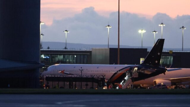 Plane with U.K. citizens from hantavirus ship lands in Manchester
