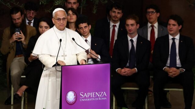 Pope Leo decries European military spending as ‘betrayal’ of diplomacy