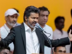 ‘Unacceptable’: Tamil Nadu CM Vijay Attacks Centre Over Fuel Price Hike, Calls For Rollback Akash Singh celebrates Sanju Samson's wicket (Picture credit: AFP)
