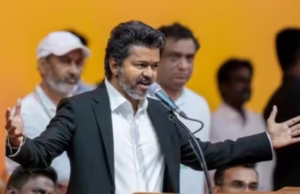 ‘Unacceptable’: Tamil Nadu CM Vijay Attacks Centre Over Fuel Price Hike, Calls For Rollback Akash Singh celebrates Sanju Samson's wicket (Picture credit: AFP)