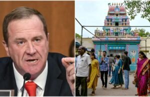 ‘Visa Cartel Has Its Own Visa Temple’: US Senator Targets Hyderabad Temple In H-1B Attack US President Donald Trump shakes hands with China's President Xi Jinping at the Great Hall of the People in Beijing. (Source: AFP)