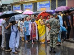 West Bengal Assembly Elections: Repolling Scheduled Tomorrow At 15 Booths In 2 Constituencies Follow RR vs DC live scorecard, commentary and updates.(Creimas, PTI)